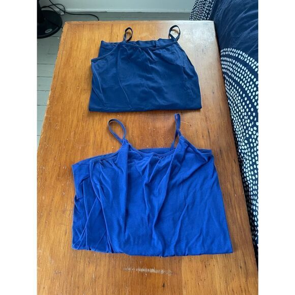 Women’s blue Seamless tank bundle OS - Picture 1 of 4